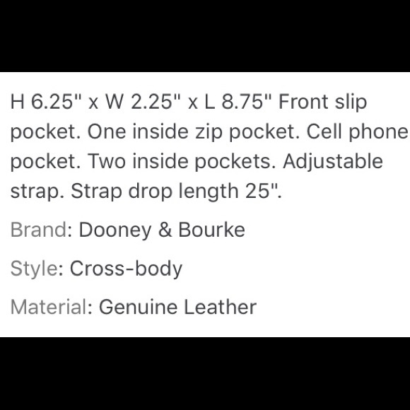 Dooney Bourke small pouchette black pebble purse - Picture 4 of 4